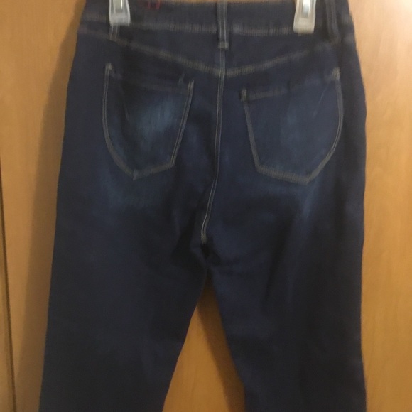 YMI Slim- Her High waisted Dark Wash Skinny Jeans 5 - Picture 4 of 10